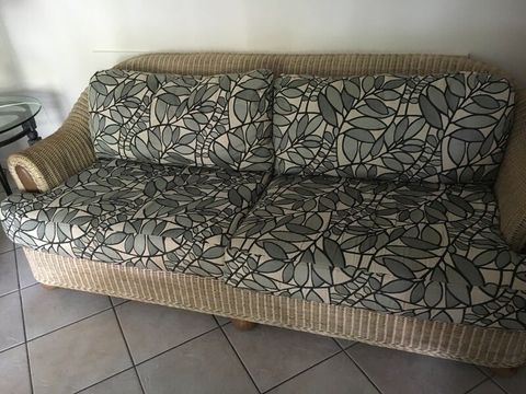 Two-Seater Cane Lounge (Before) — Before and After Project in Gordonvale, QLD