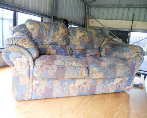2-Seater Lounge (Before) — Before and After Project in Gordonvale, QLD