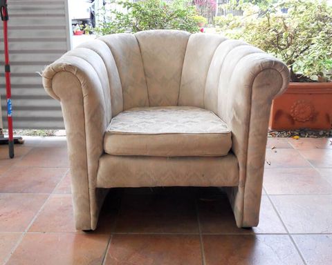 Tub Chair (Before) — Before and After Project in Gordonvale, QLD