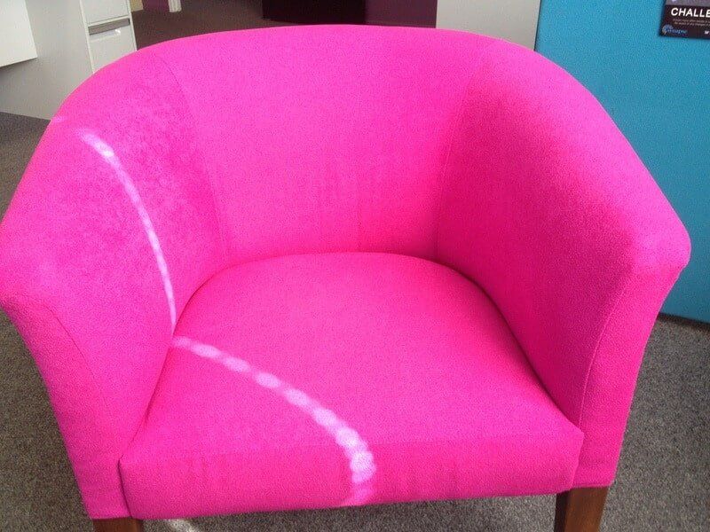 Pink Tub Chair — Our Projects in Gordonvale, QLD