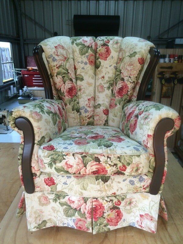 Wing Back Chair 4 — Our Projects in Gordonvale, QLD
