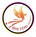 Un logotipo para una empresa llamada Ave Fenix ​​Ceramica.
