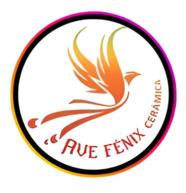 Un logotipo para una empresa llamada Ave Fenix ​​Ceramica.