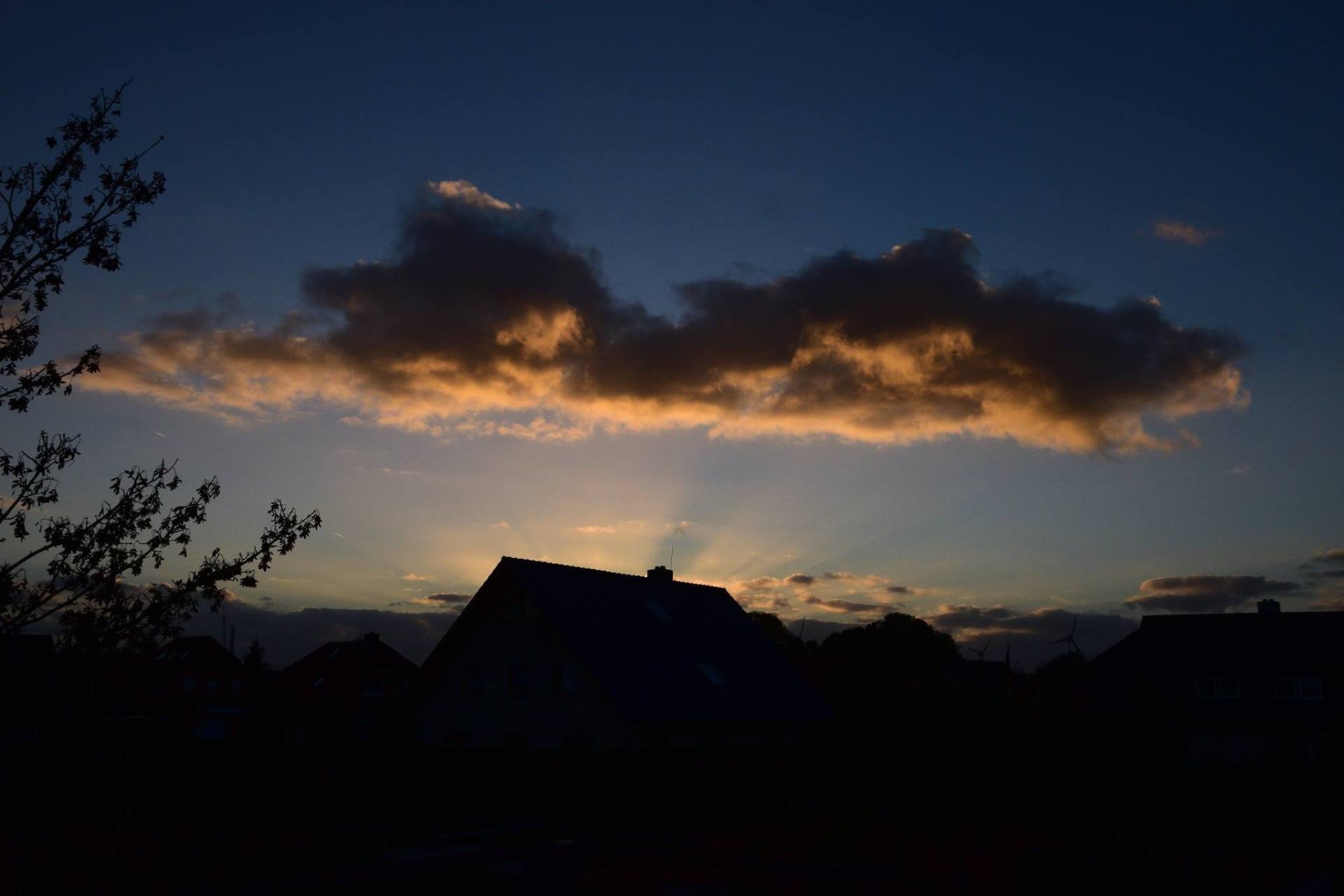 Sonneruntergang vom Balkon