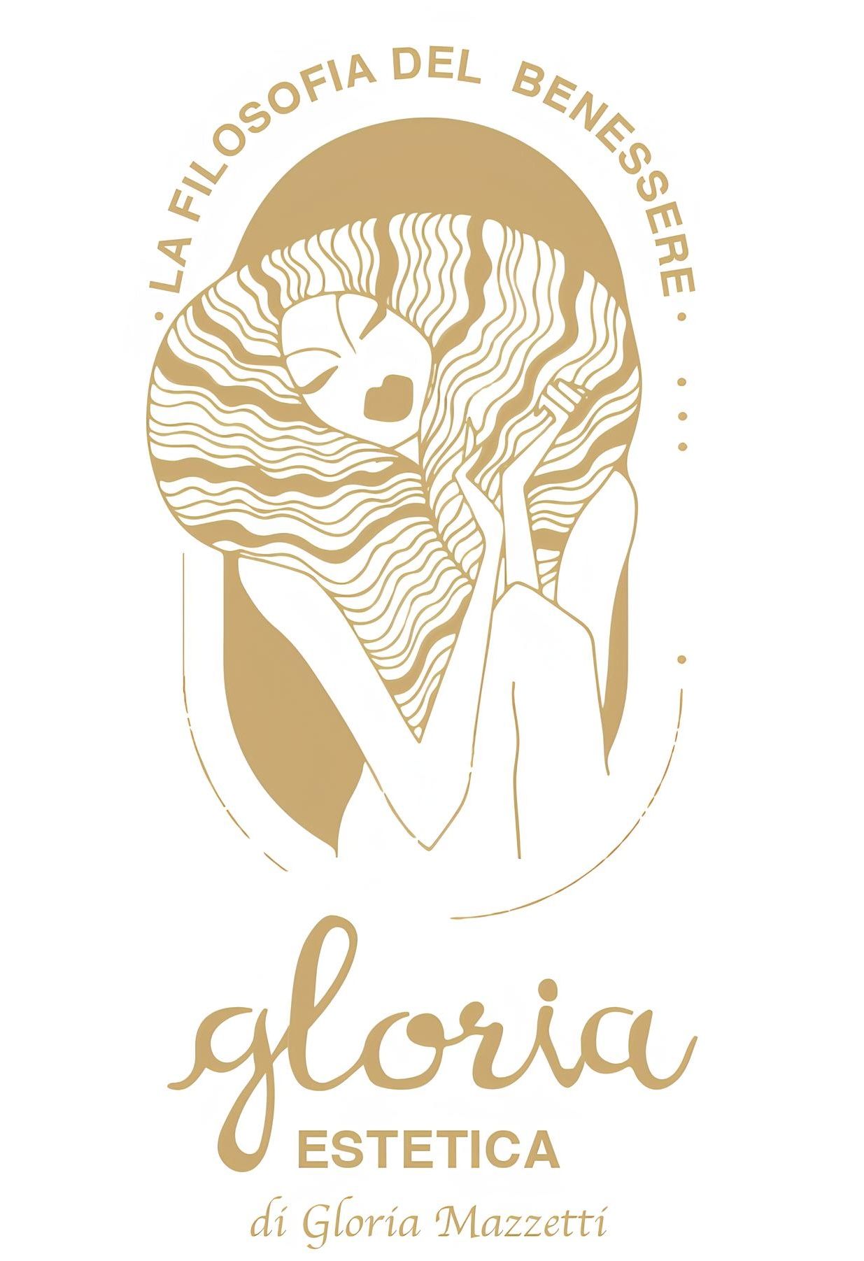 Un disegno di una donna con i capelli lunghi che le coprono il viso.