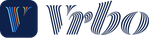 Vrbo logo featuring a dark blue square with a 