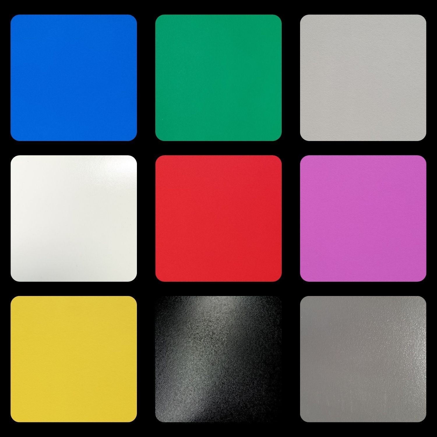 Las Vegas Event Flooring vinyl flooring samples showing the Vinyl Pro Floor selections.