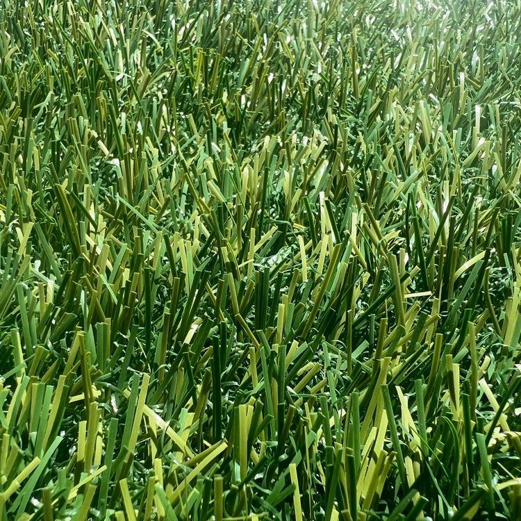 Las Vegas Event Flooring artificial grass samples showing the B25 selection.