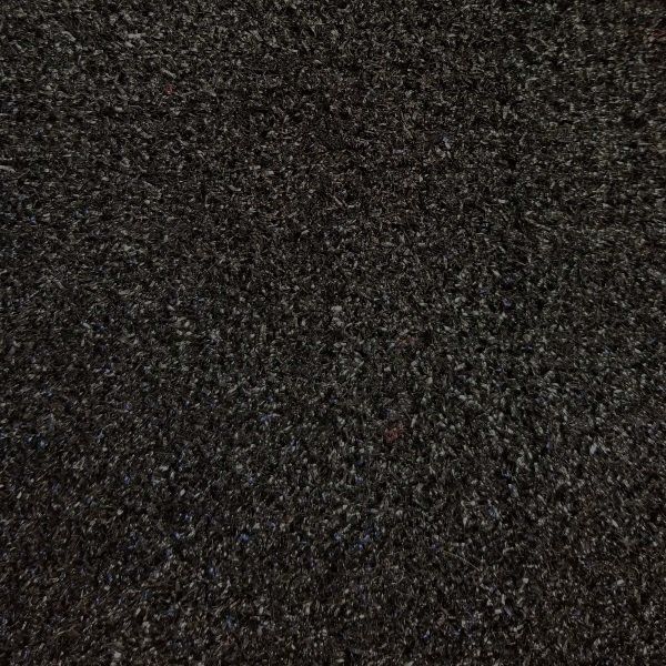 Las Vegas Event Flooring artificial turf samples showing the Malibu Turf selection in the raven color.