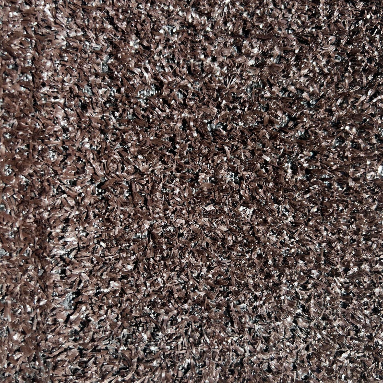 Las Vegas Event Flooring artificial turf samples showing the Show Turf selection in the brown color.