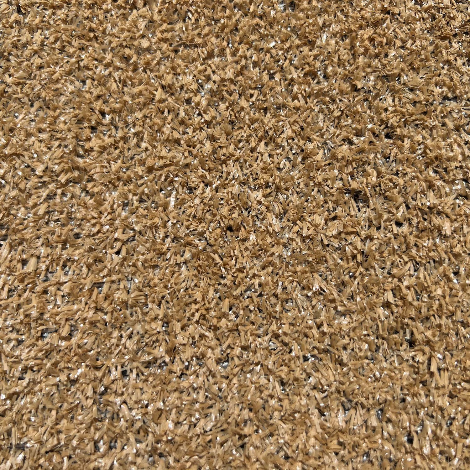 Las Vegas Event Flooring artificial turf samples showing the Show Turf selection in the tan color.