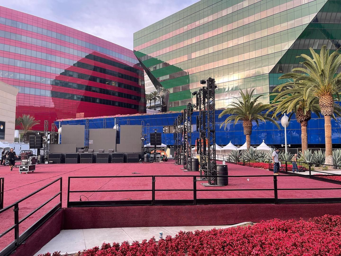 Las Vegas Event Flooring portfolio example showing outdoor event area.