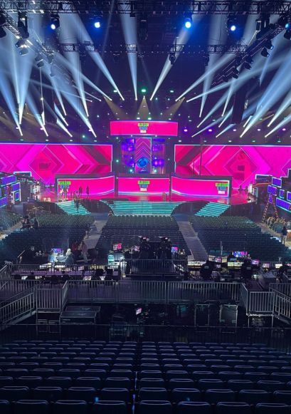 Las Vegas Event Flooring portfolio example showing outdoor arena.