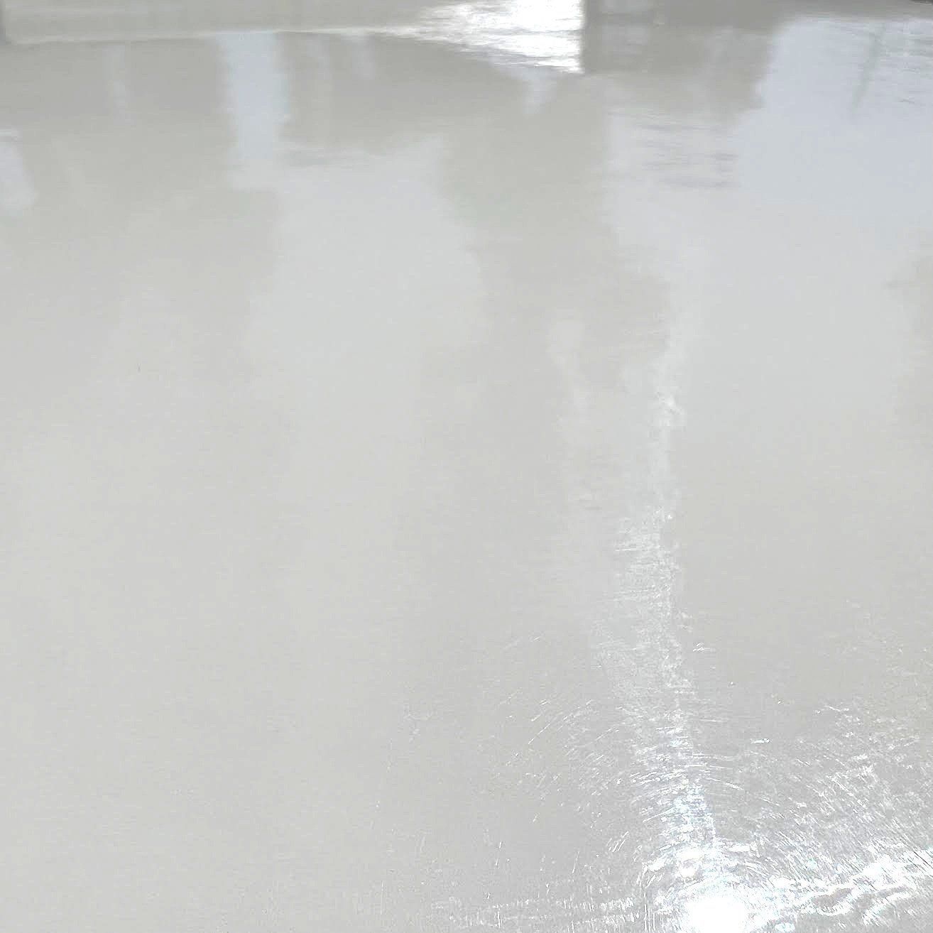 Las Vegas Event Flooring vinyl flooring samples showing the Pro Flex Vinyl selections in the shiny white color.