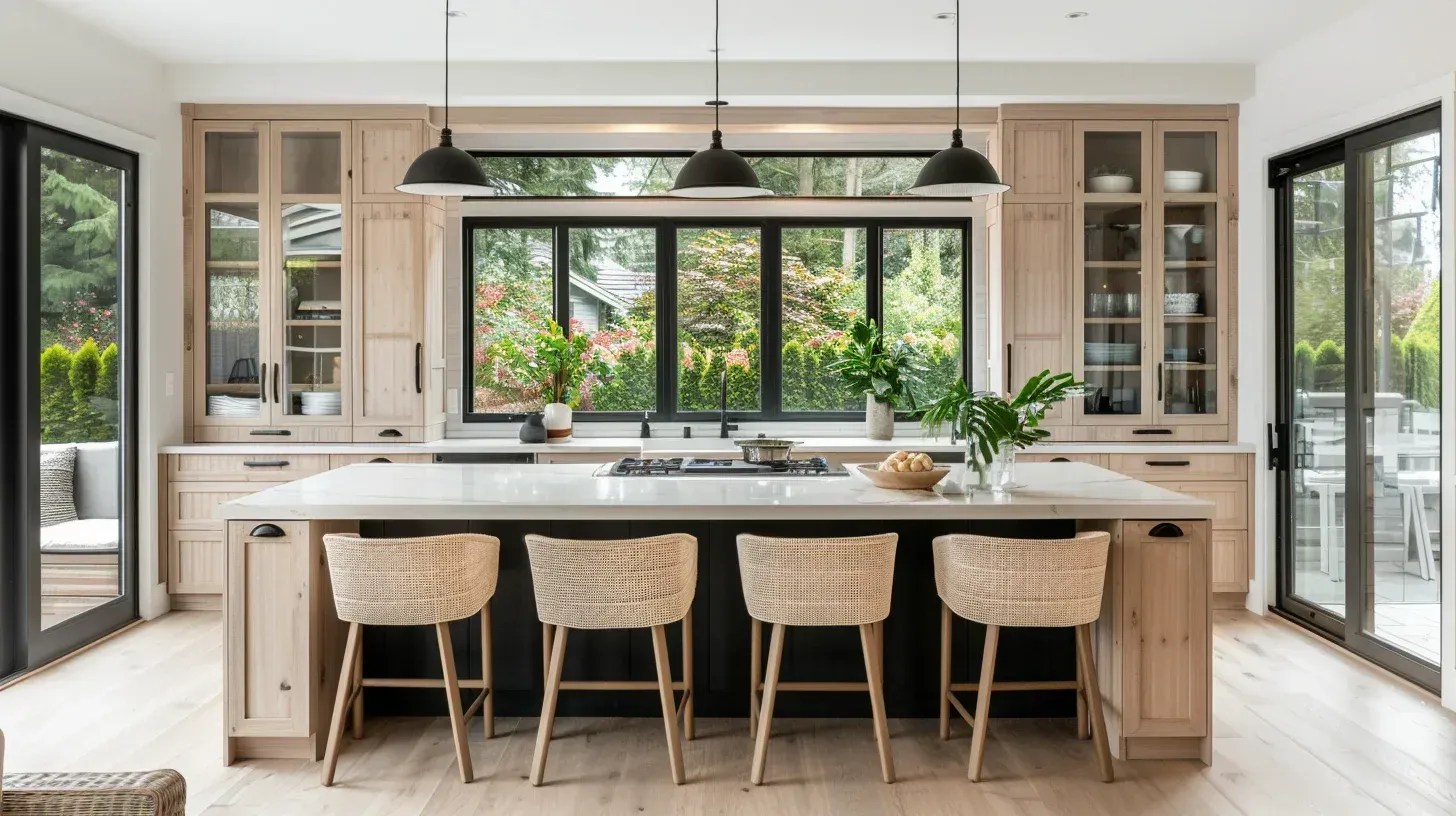 Residential Vancouver kitchen renovation featuring stone backsplash installation, hardwood flooring refinishing, and luxury cabinet finishes.
High-quality Vancouver kitchen remodel highlighting granite countertop installation, island expansion, and recessed lighting upgrades.
Modern kitchen renovation Vancouver BC including quartz slab surfaces, tile backsplash design, and full-service remodeling execution.
Vancouver kitchen remodeling project showcasing marble island slab, shaker cabinet installation, and complete kitchen renovation coordination.
Luxury Vancouver kitchen renovation featuring bespoke cabinets, granite waterfall island, hardwood flooring installation, and premium finish detailing.