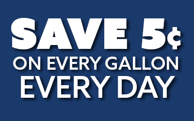 Save 5¢ on every gallon every day