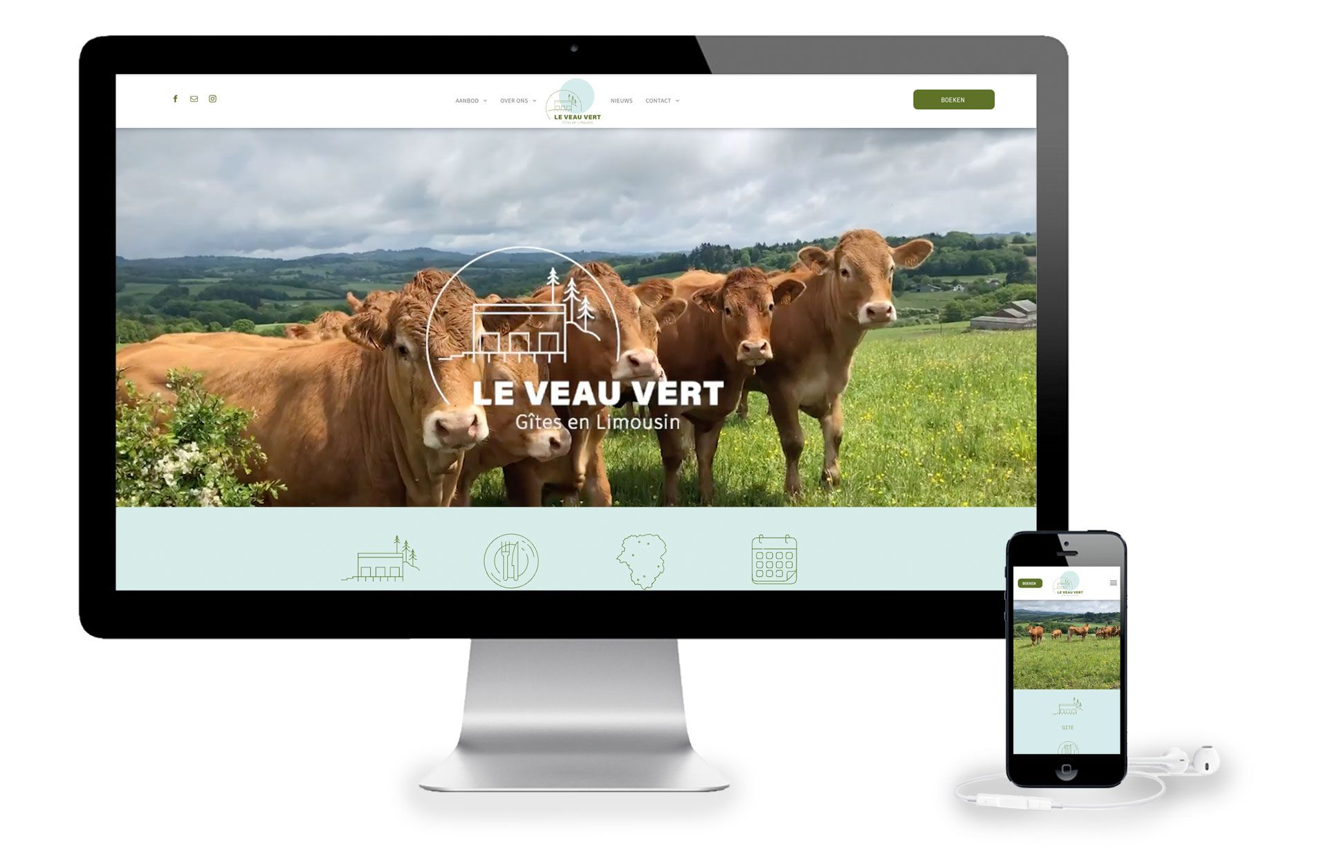Website Le Veau Vert
