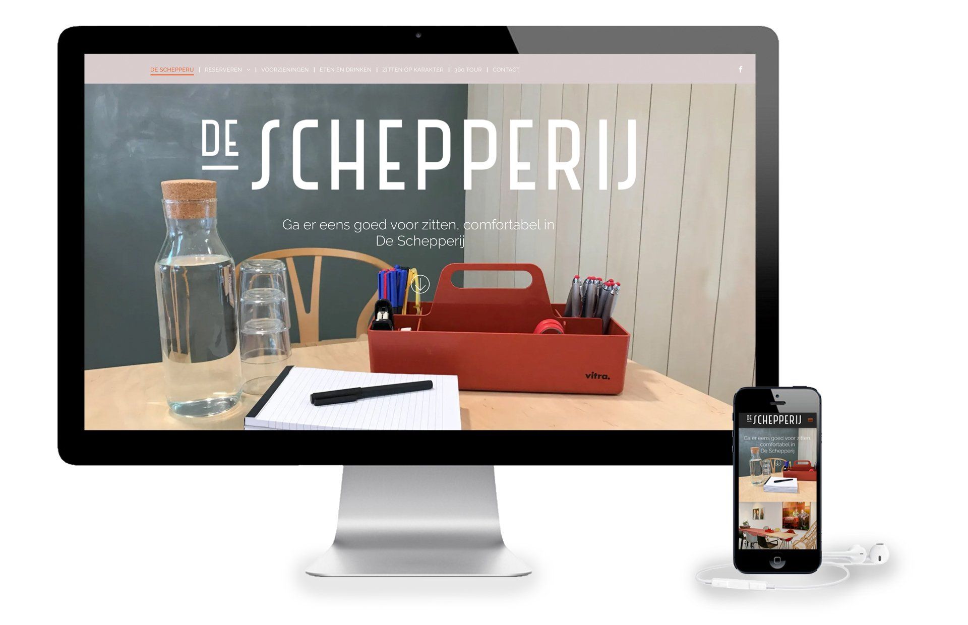 Website Vergaderlocatie De Schepperij