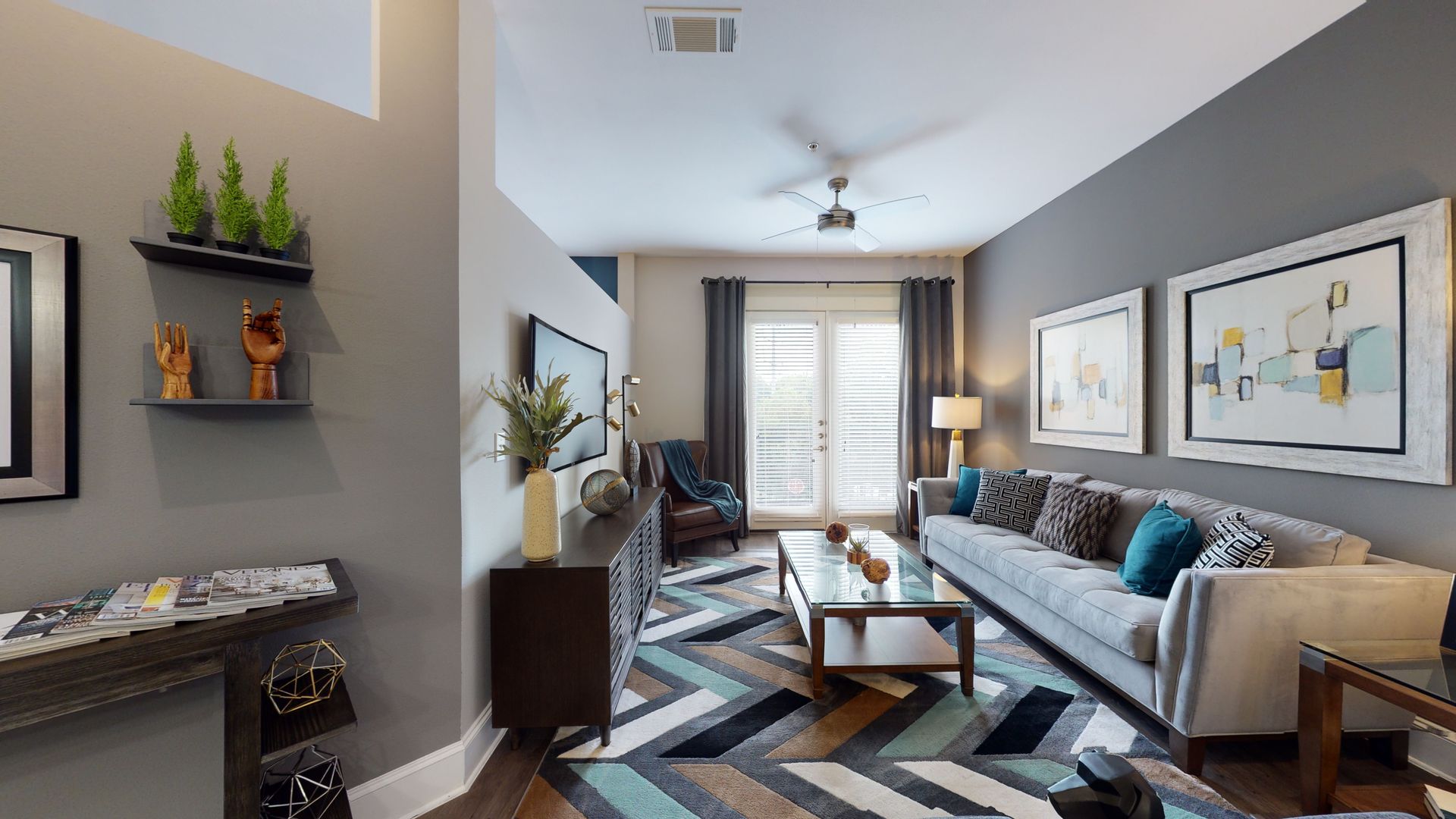 apartment floor plan.