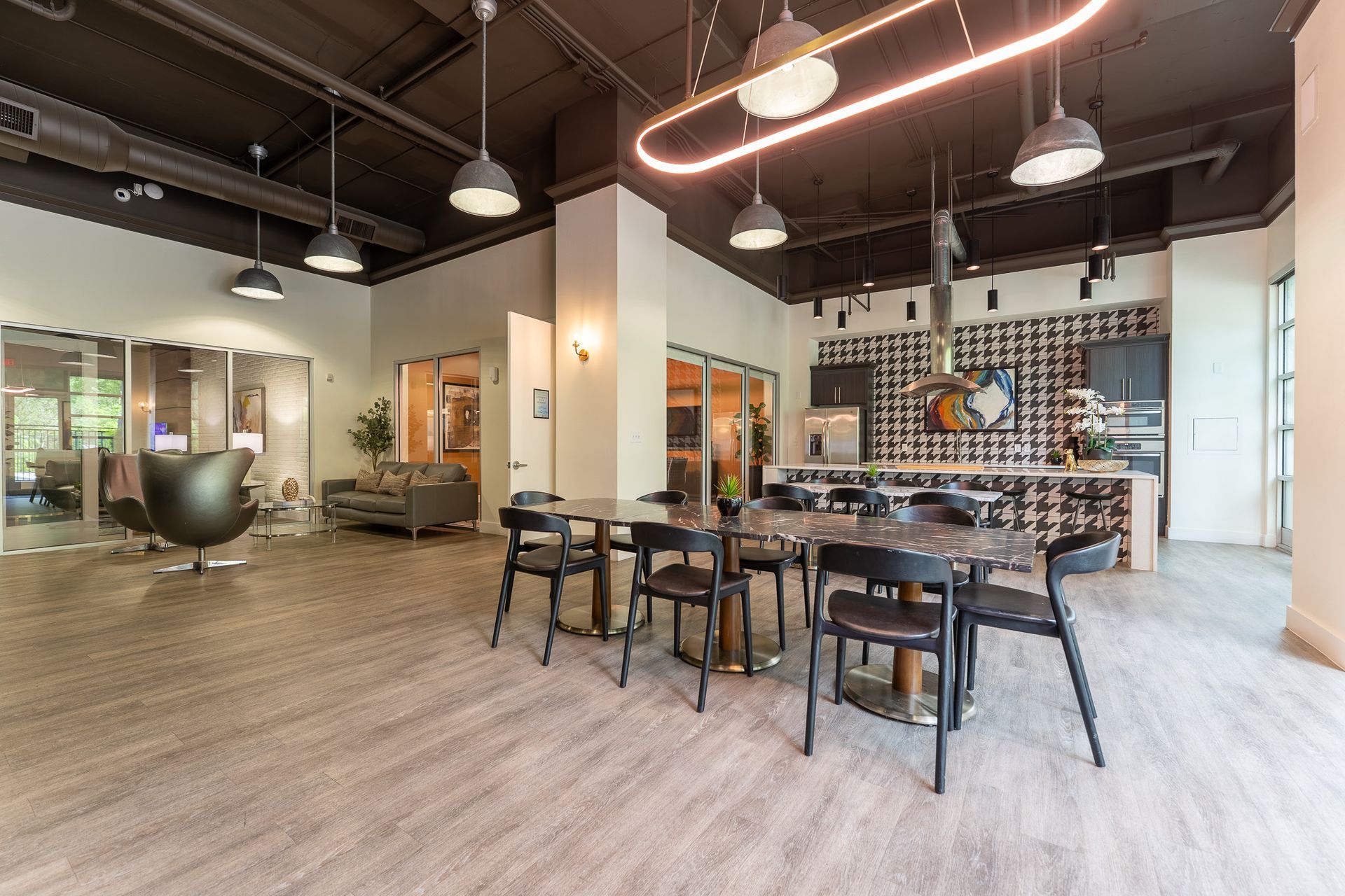 coffee bar in resident clubhouse