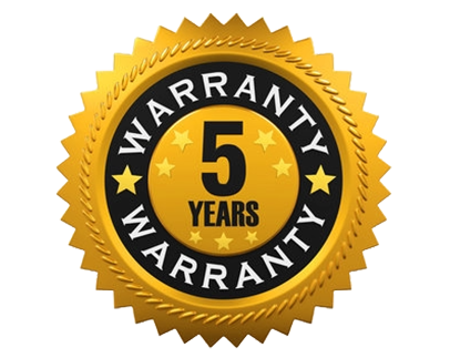 5 year warranty on all leveling jobs