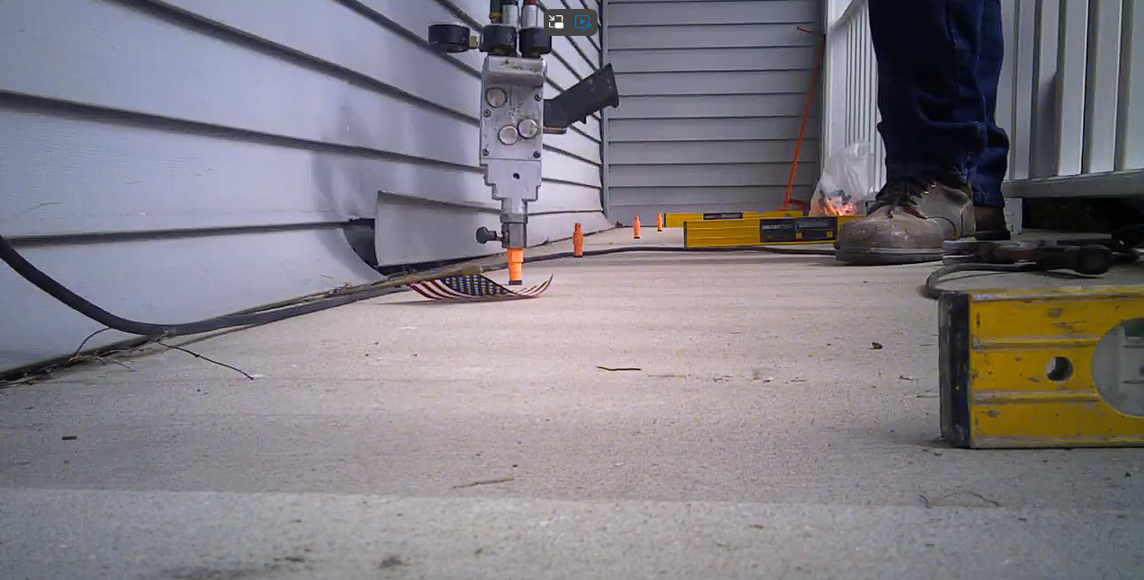 Front Porch Leveling 