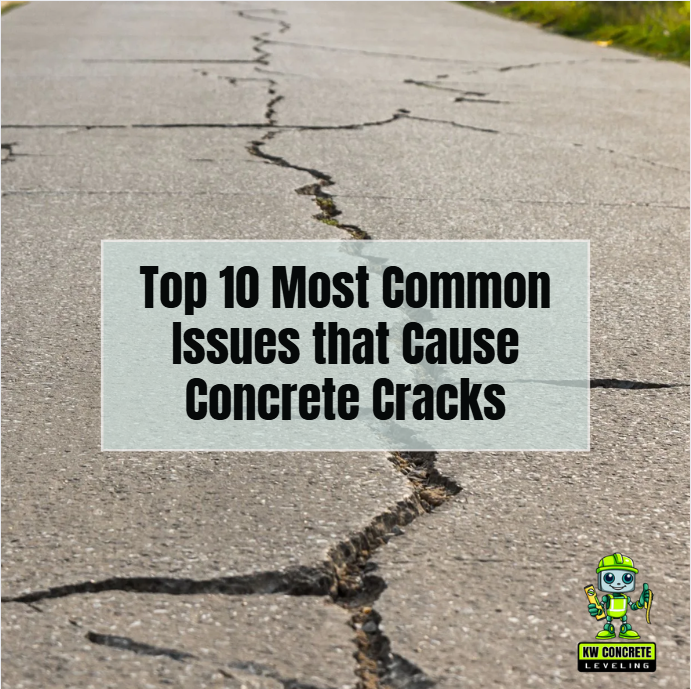 Top 10 Most common issues that cause concrete cracking