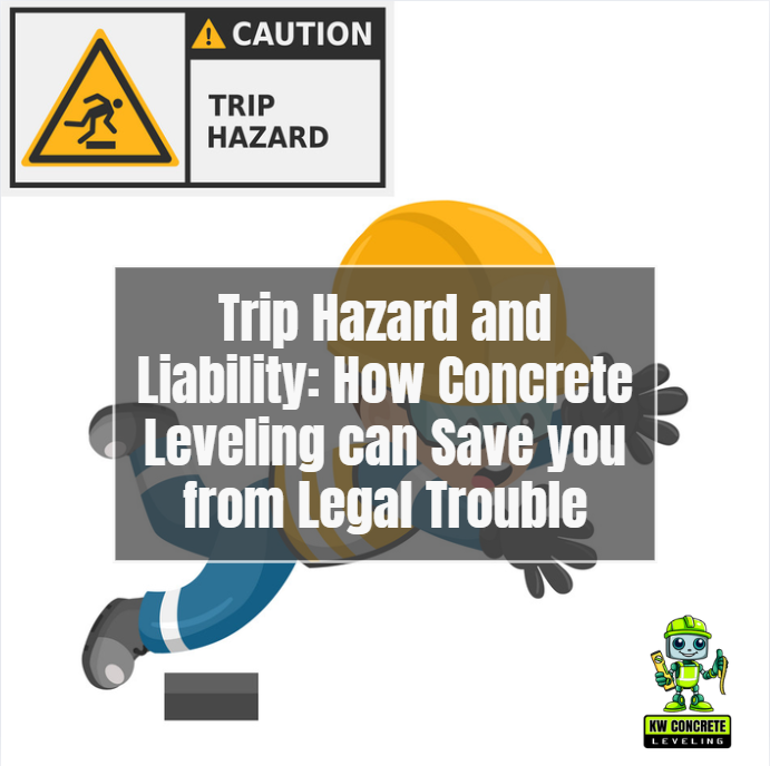 Trip Hazards and Liability: How Concrete Leveling Can Save You from Legal Trouble