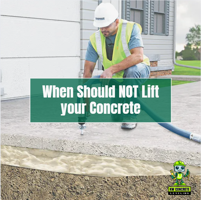 When should you NOT Lift your concrete?