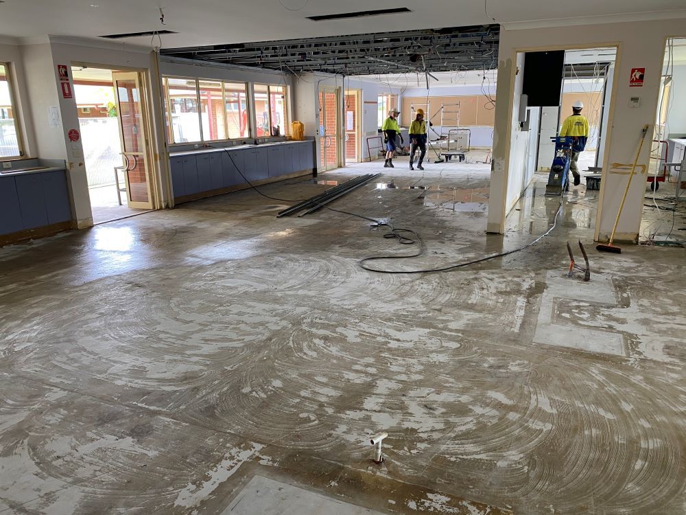 Asbestos testing for a renovation project