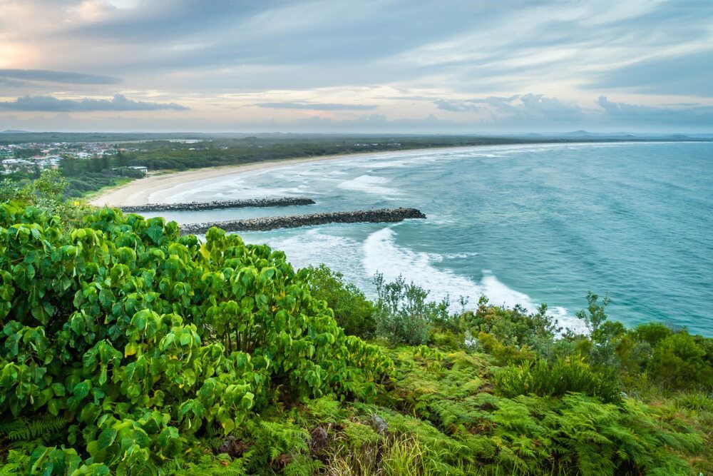 A View Of A Beach From A Cliff Overlooking The Ocean — Ballina Demolitions In Evans Head, NSW