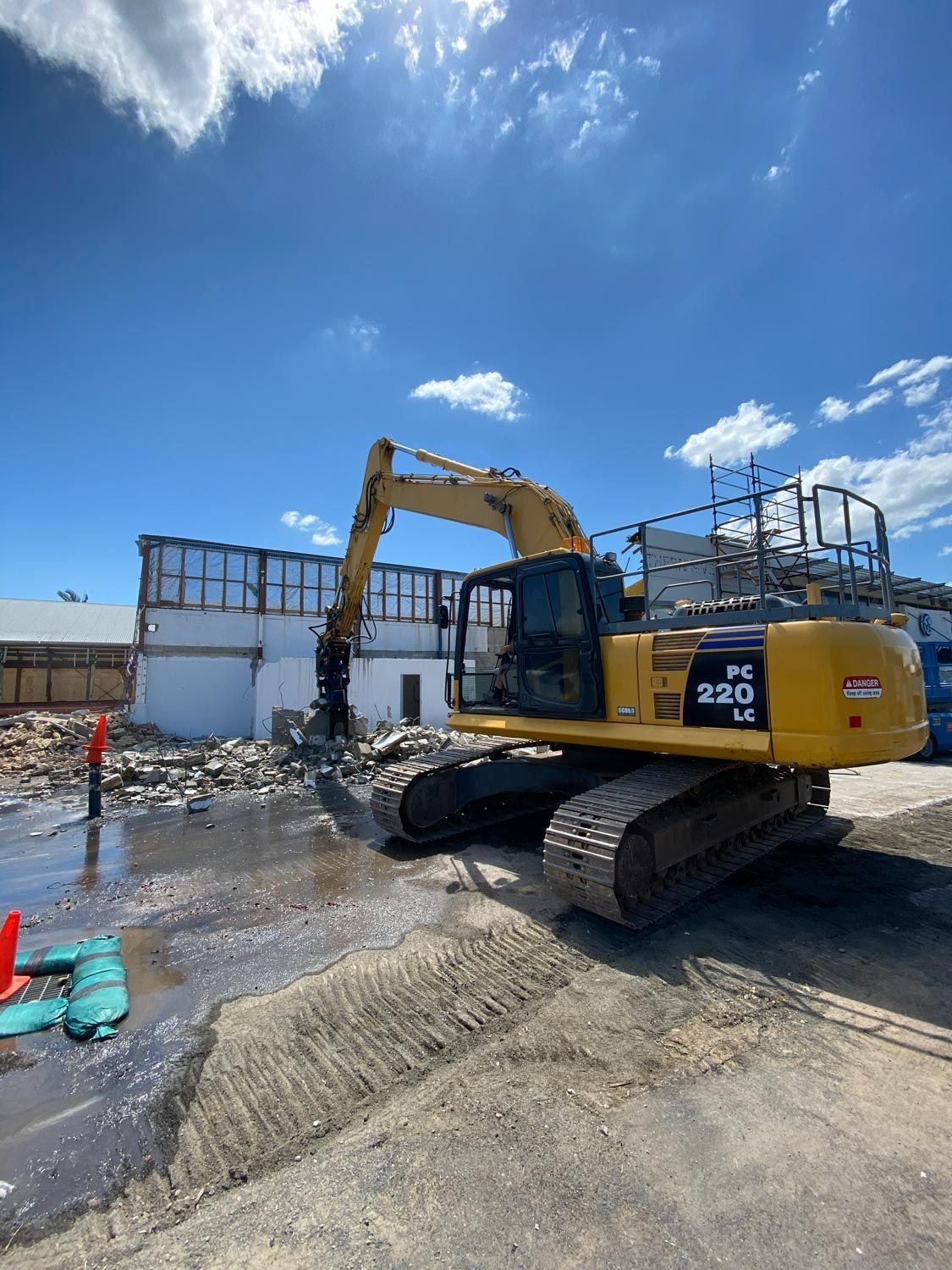 Ongoing Demolition On Site
