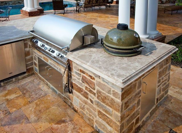 outdoor kitchen top