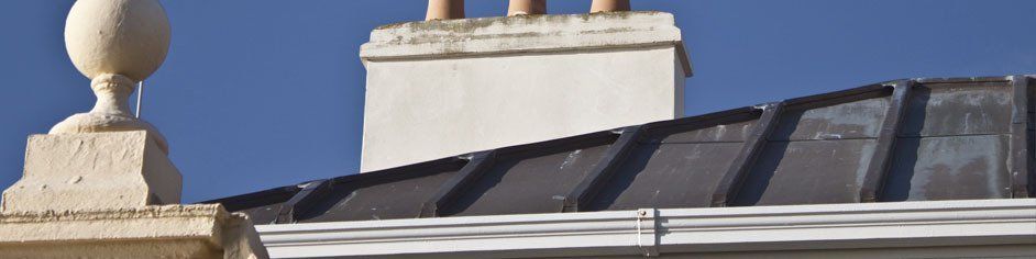 A completed roofing project