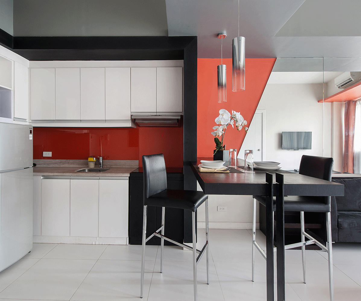 One bedroom premier kitchen area perfect for staycation late night-ins