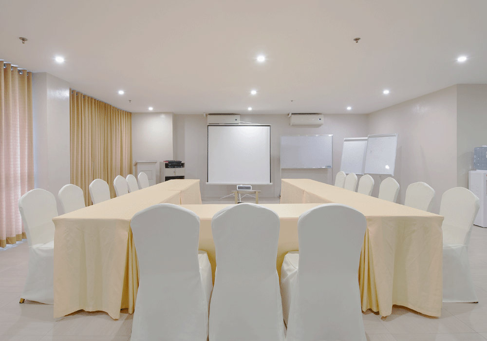 KL Tower: A professional U-shaped conference room setup, an ideal choice for corporate events at this Greenbelt hotel in Makati.