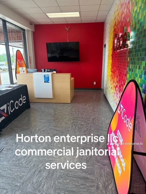 A picture of a commercial janitorial services office