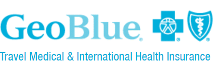 The logo for geoblue travel medical and international health insurance