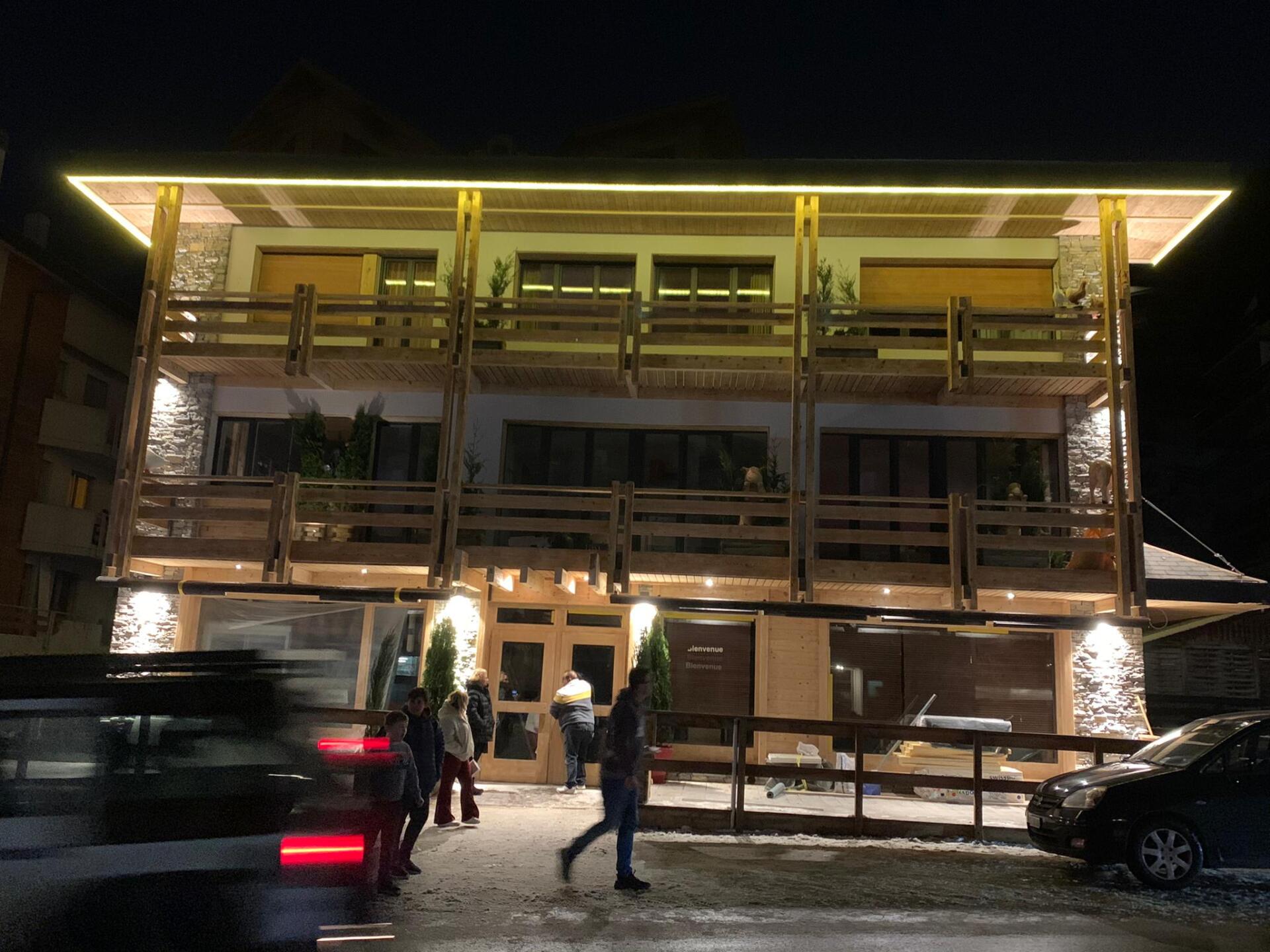 Grill Mountain la nuit