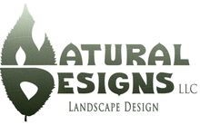 The logo for natural designs landscape design llc