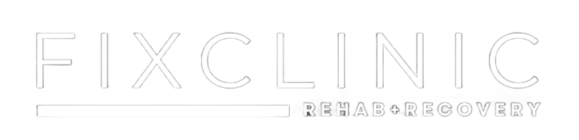 Logo for Fix Clinic, with the words 