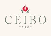 Un logotipo para una empresa llamada Ceibo Tarot.