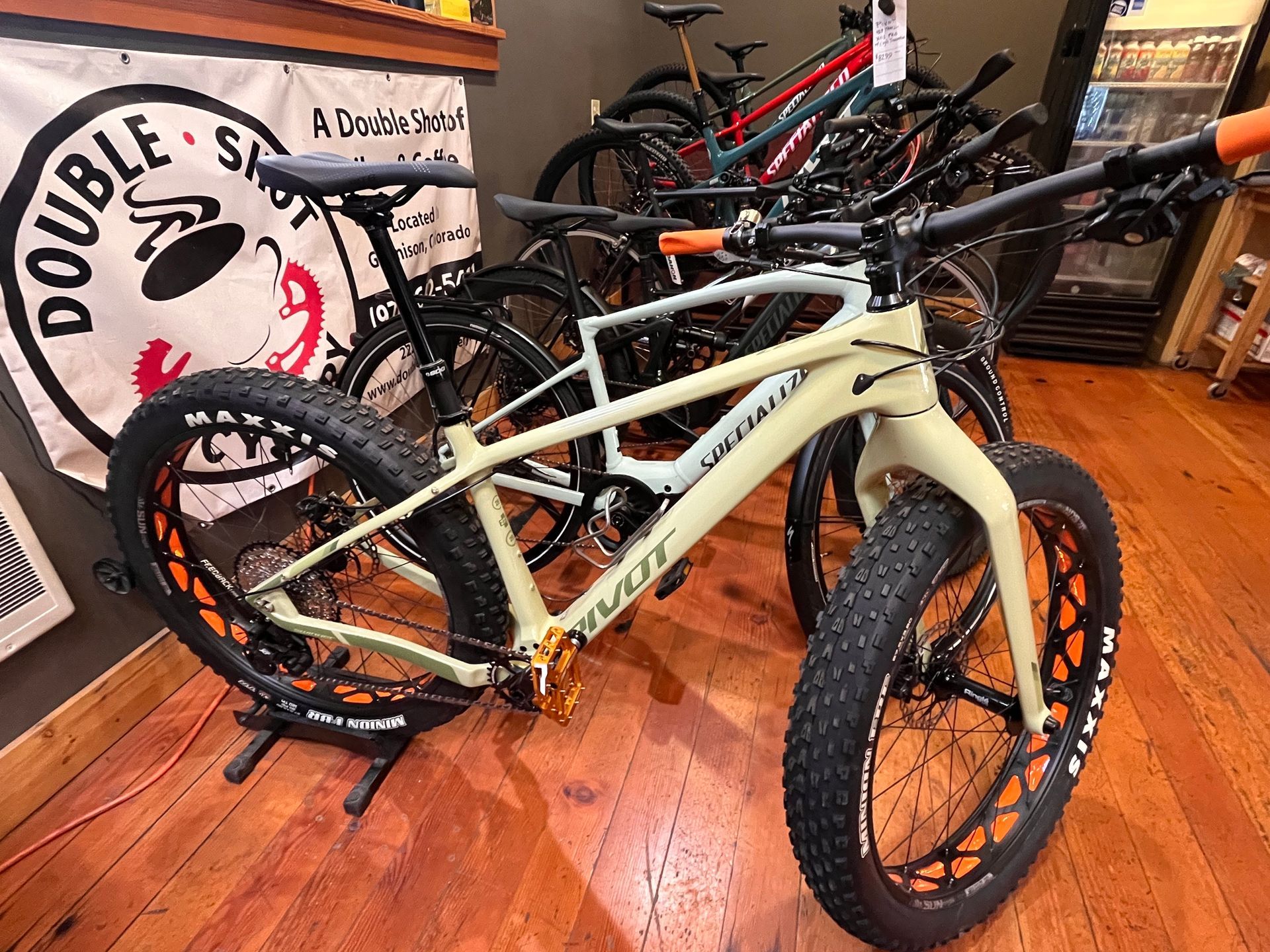 mountain bikers coming down hill with smile