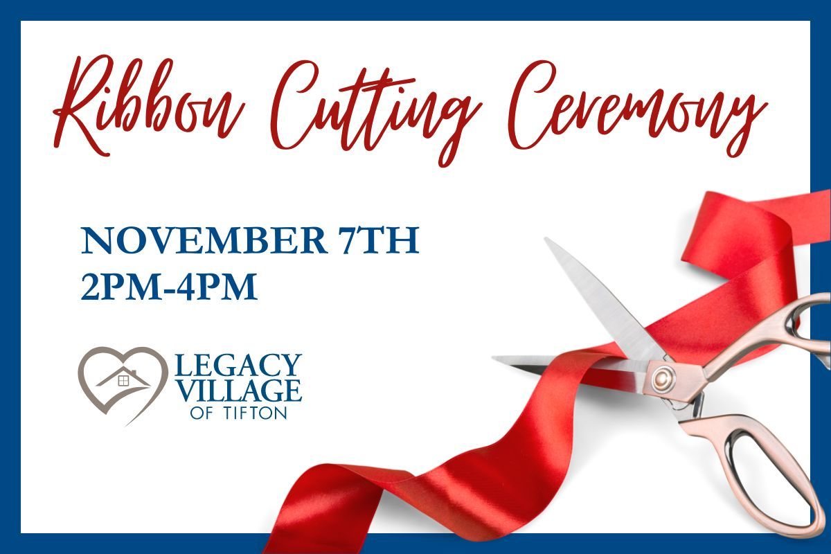 A ribbon cutting ceremony is taking place on november 7th at 2 pm-4pm