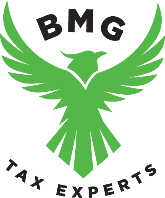 A logo for a company called BMG Tax Experts