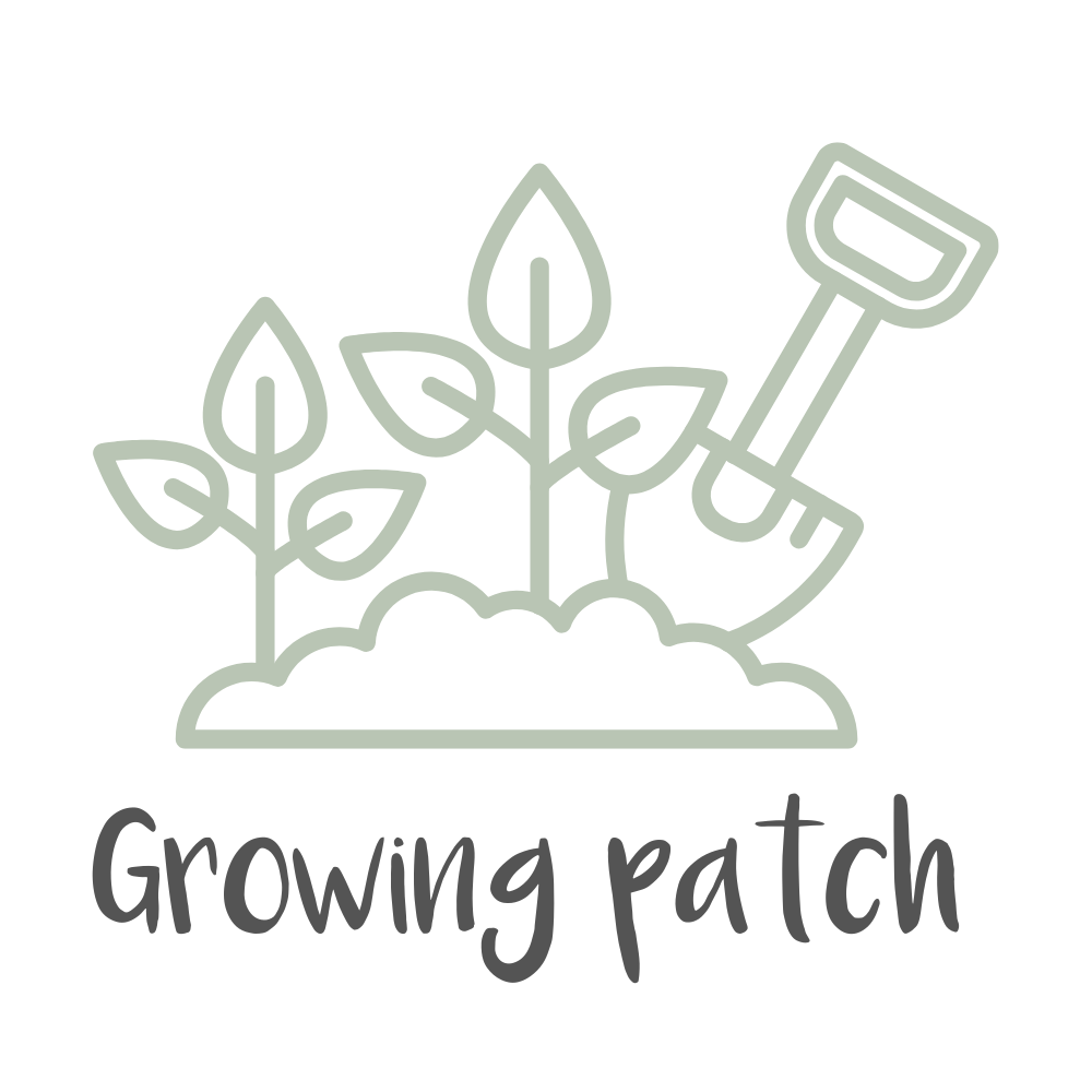 Growing patch graphic