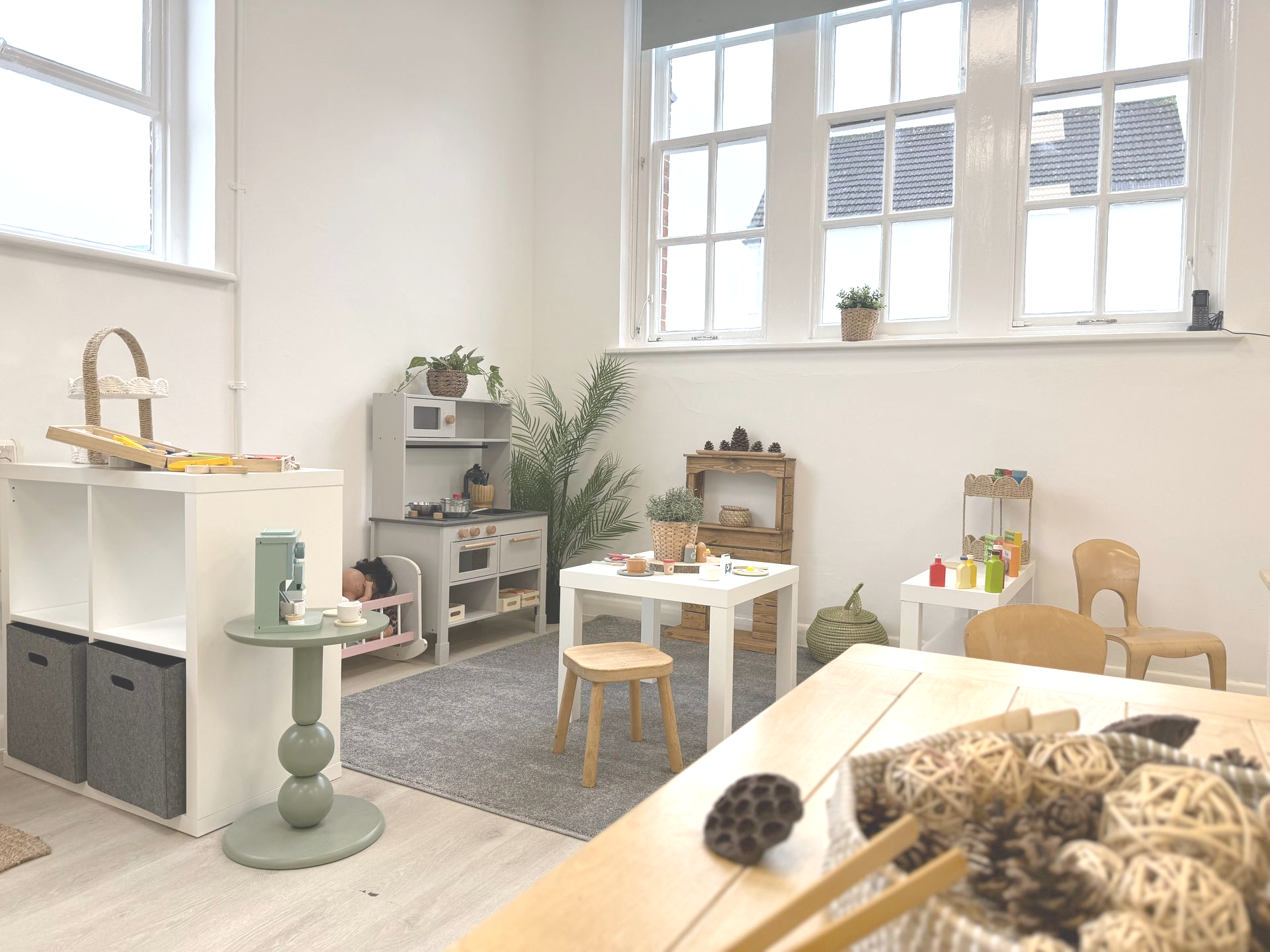 Preschool room roleplay area