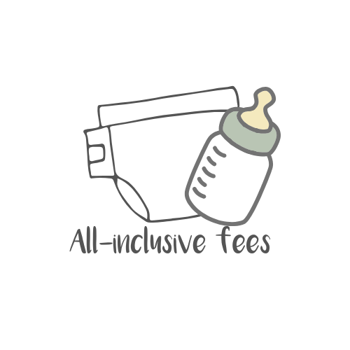 Nappies and formula milk provided within our all-inclusive fees. 