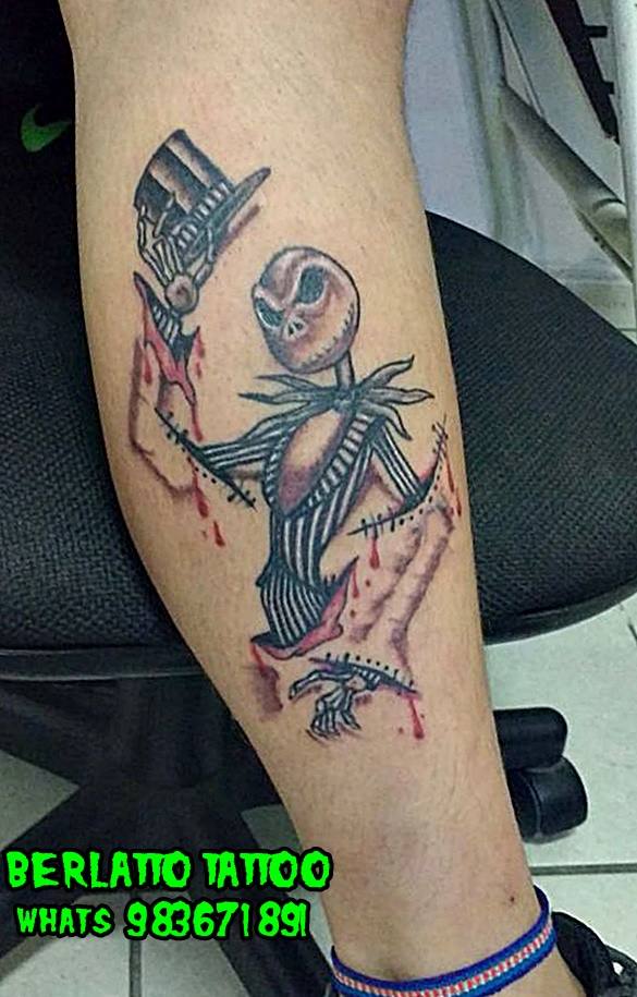 Tatuagem Caveira Berlatto Tatto Studio