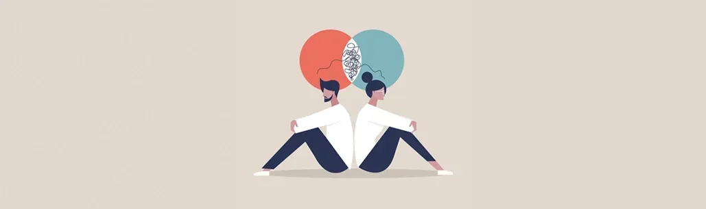 Image of an illustration for Couples Therapy in NYC. Photo for Ryan Savolskis Psychotherapy, NY, NY.